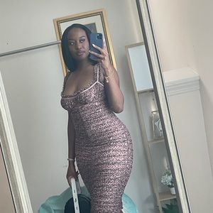 House of CB animal print dress. Size L